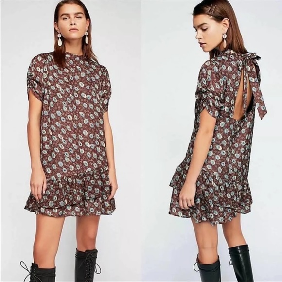 Free People coffee break mini dress - Picture 2 of 14